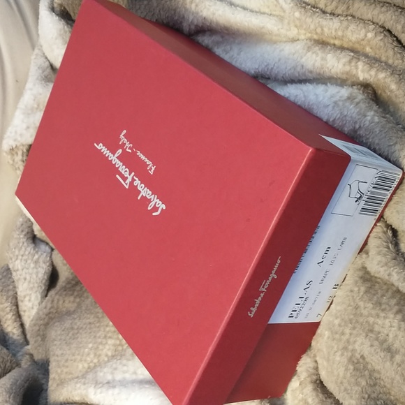 Salvatore Ferragamo Pellas Metal Graph Lamb 7 1/2 size - Picture 7 of 8